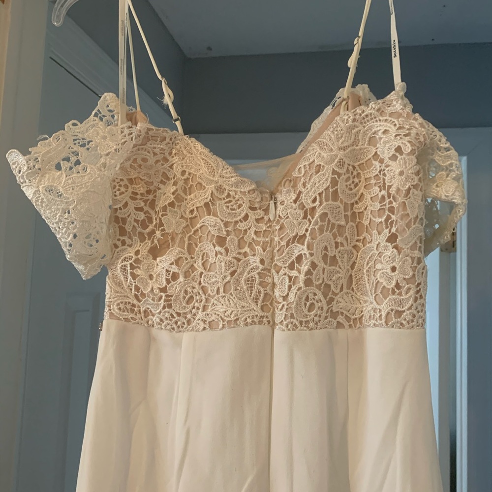 Beautiful white lacy dress